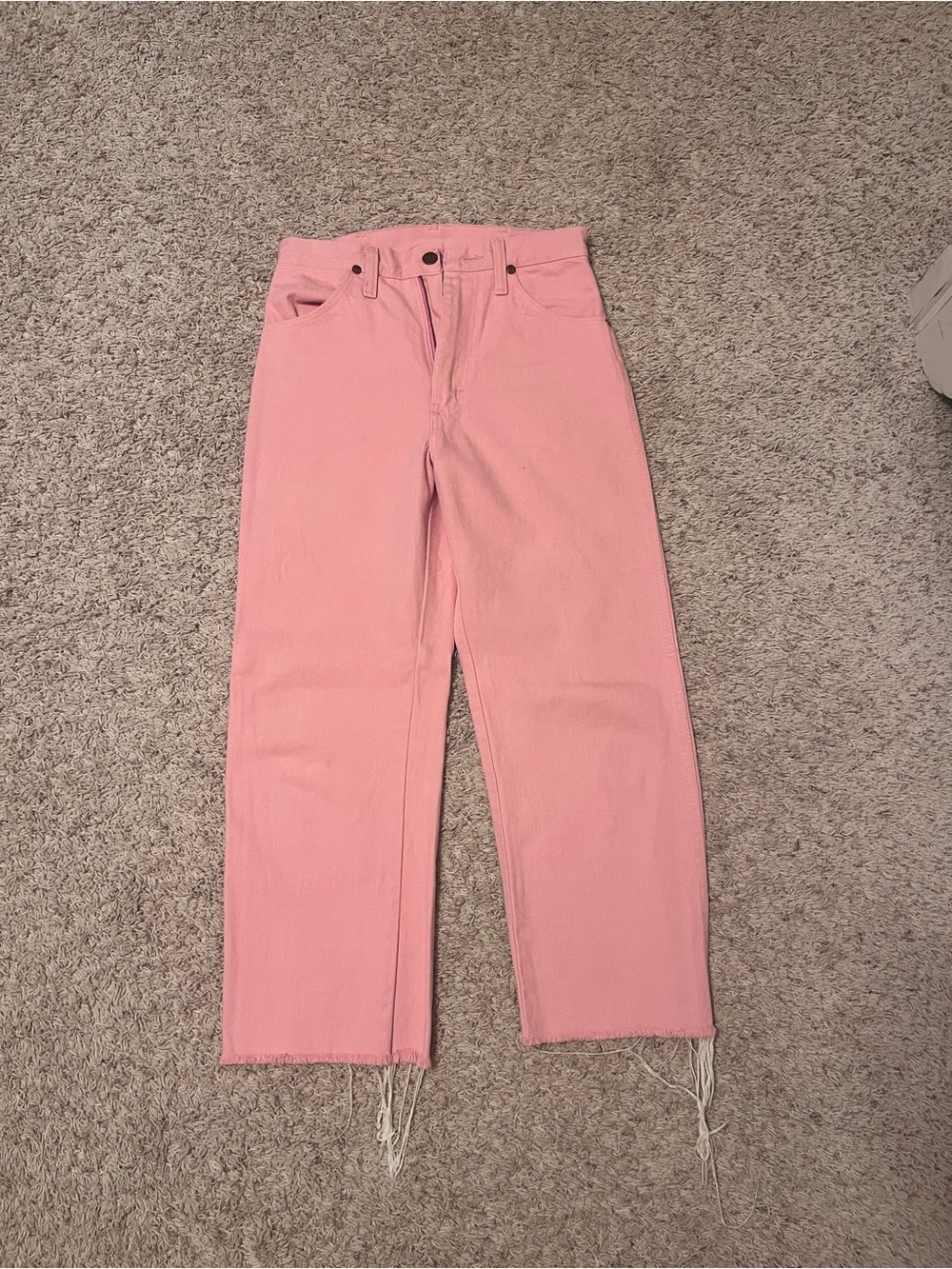 Vintage pink wranglers